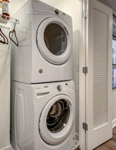 two latge washing machines and dry clrsners
